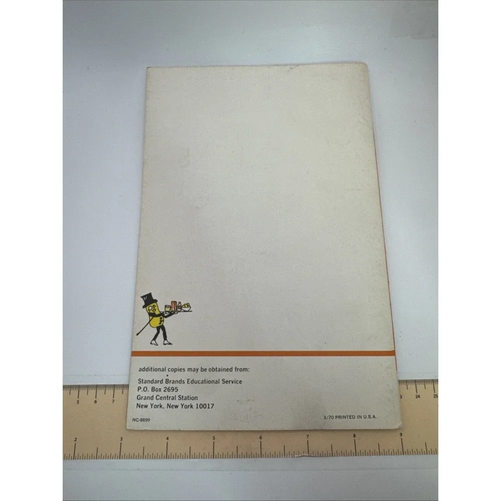 Mr. Peanut's Guide‎ To Nutrition Softcover Booklet 1970 Collector Book